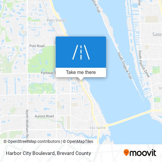 Harbor City Boulevard map