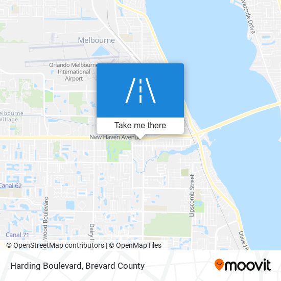 Mapa de Harding Boulevard