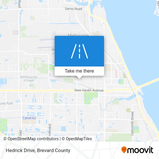 Mapa de Hedrick Drive