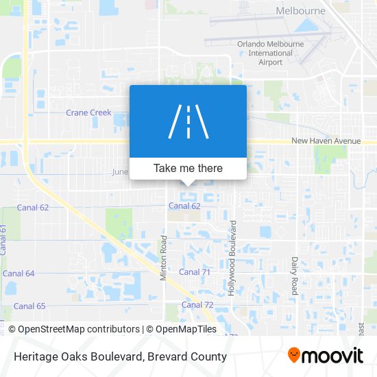 Heritage Oaks Boulevard map