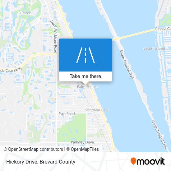 Hickory Drive map