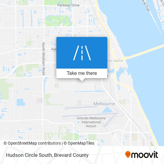 Mapa de Hudson Circle South