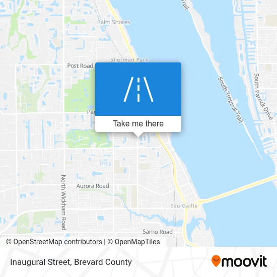 Inaugural Street map