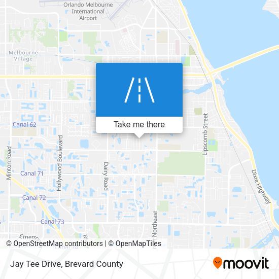 Jay Tee Drive map