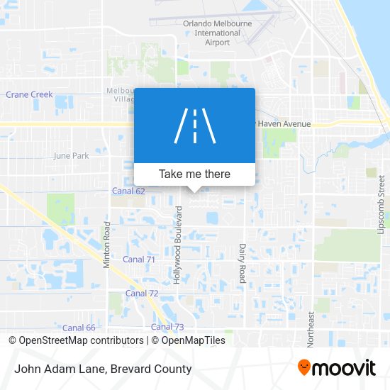 Mapa de John Adam Lane