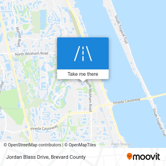 Jordan Blass Drive map