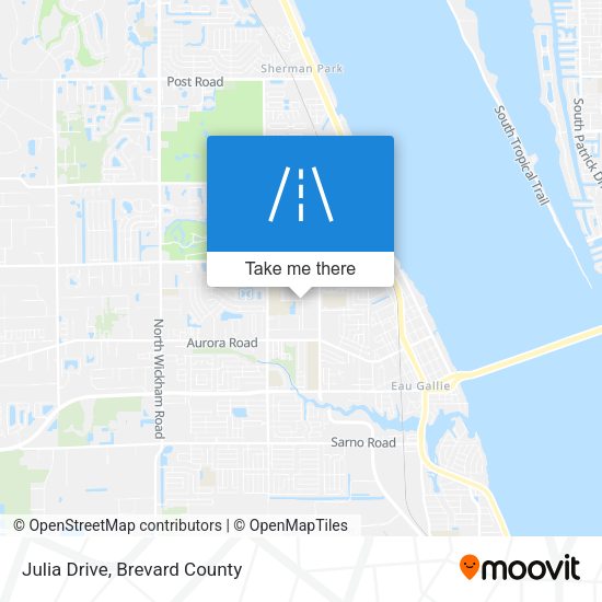 Julia Drive map