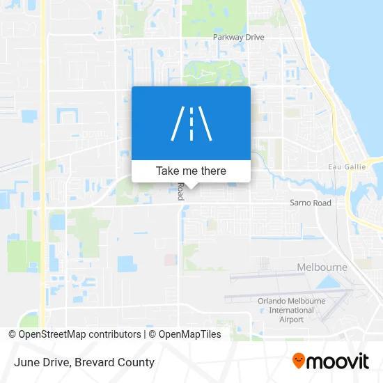 June Drive map