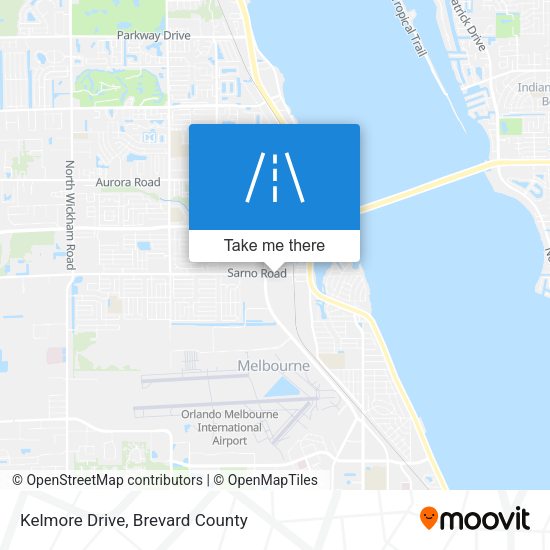 Mapa de Kelmore Drive