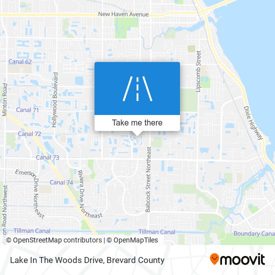 Mapa de Lake In The Woods Drive