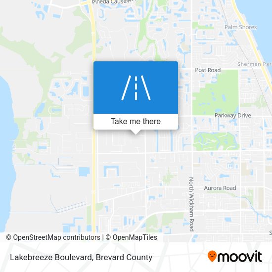 Lakebreeze Boulevard map