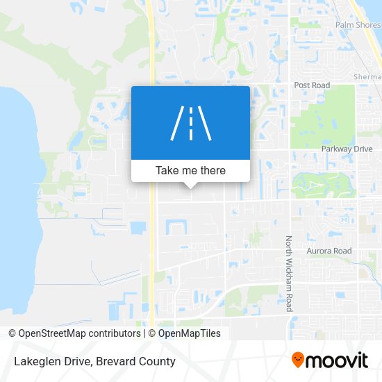 Lakeglen Drive map