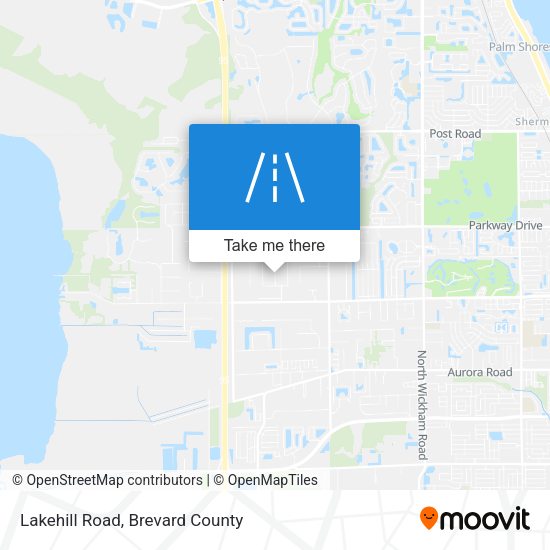 Lakehill Road map