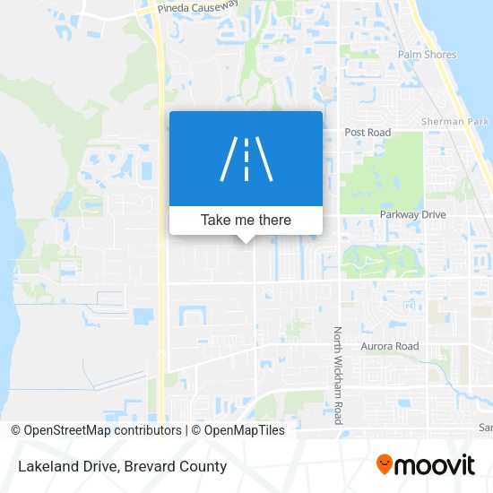 Lakeland Drive map