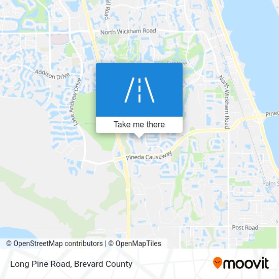 Long Pine Road map
