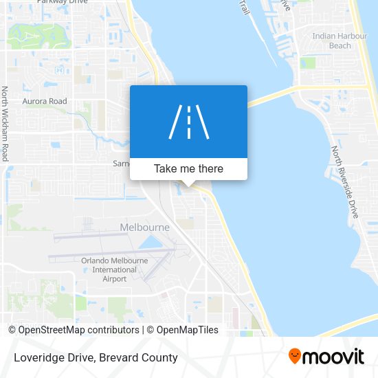 Loveridge Drive map