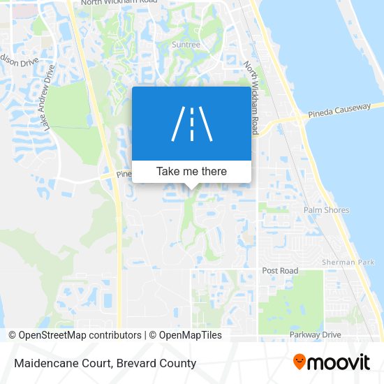 Mapa de Maidencane Court