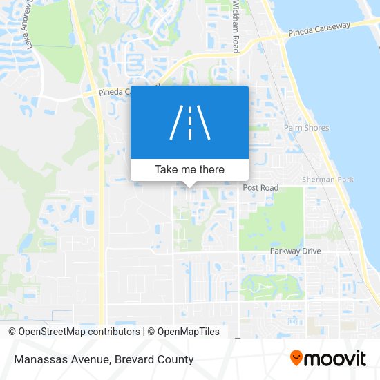 Manassas Avenue map