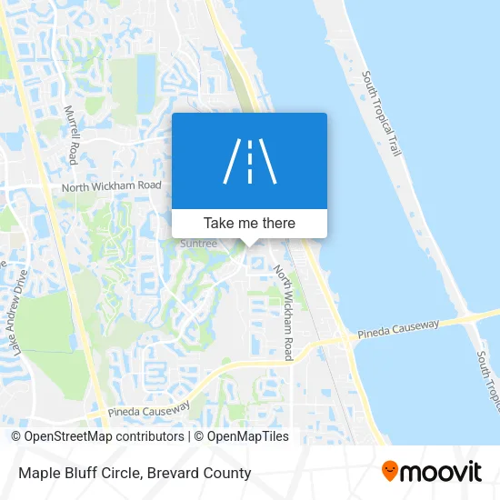 Maple Bluff Circle map