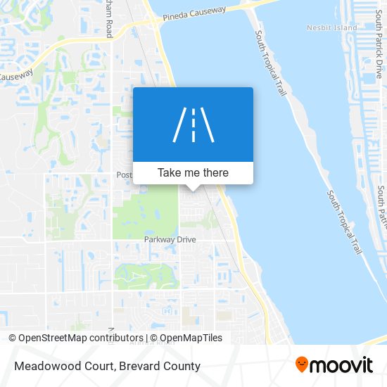 Mapa de Meadowood Court