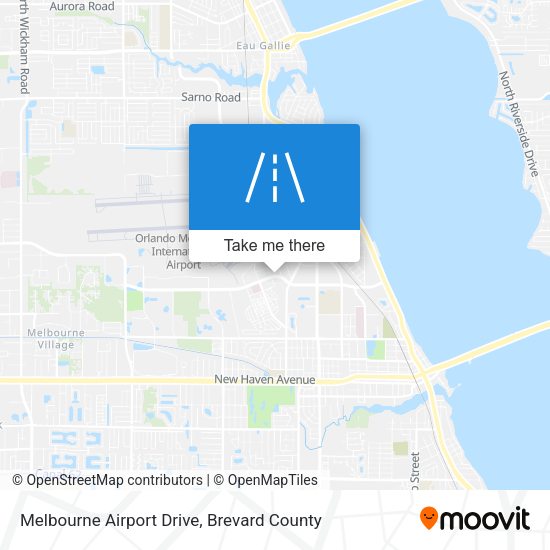 Mapa de Melbourne Airport Drive