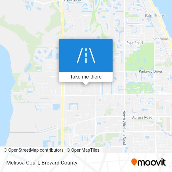 Melissa Court map