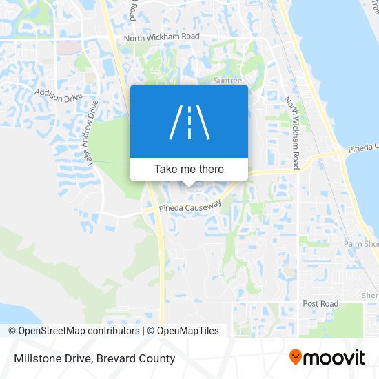 Millstone Drive map