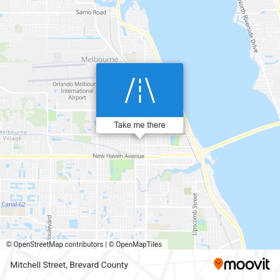 Mitchell Street map