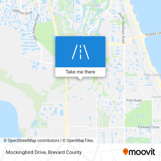 Mapa de Mockingbird Drive