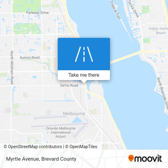 Myrtle Avenue map