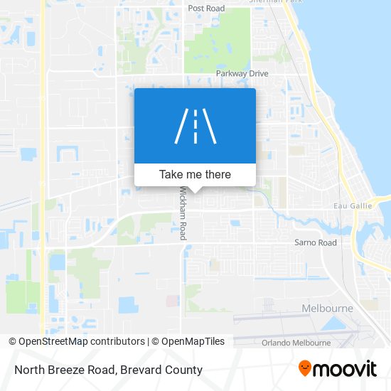 North Breeze Road map