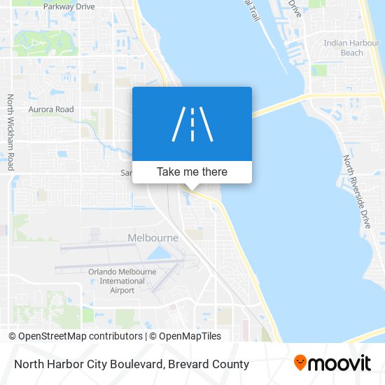 North Harbor City Boulevard map