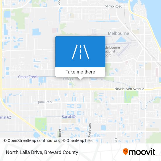 North Laila Drive map