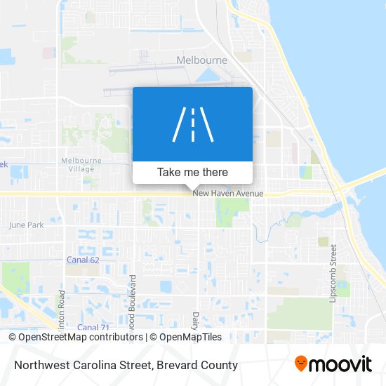 Mapa de Northwest Carolina Street