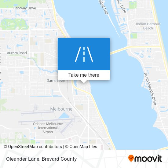 Oleander Lane map