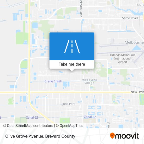 Mapa de Olive Grove Avenue