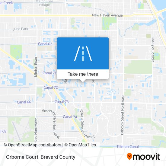 Orborne Court map
