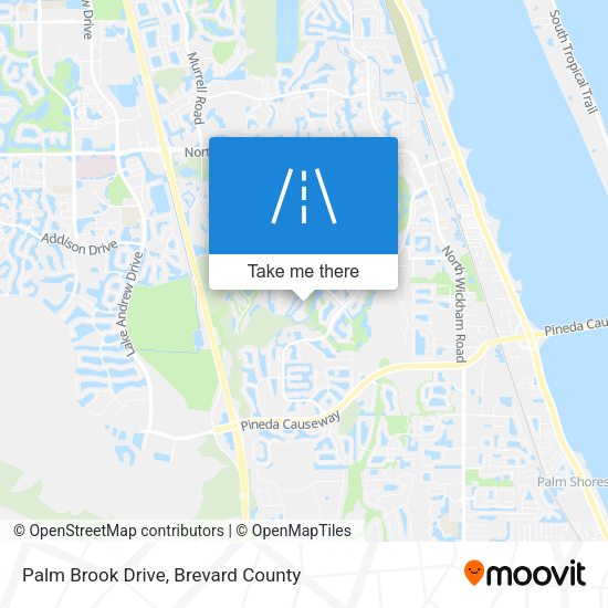 Palm Brook Drive map
