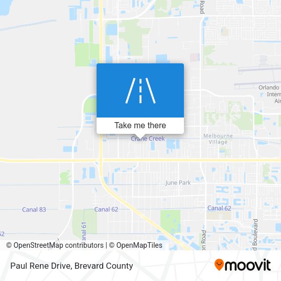 Paul Rene Drive map