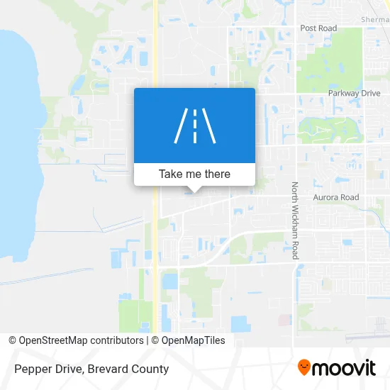 Pepper Drive map