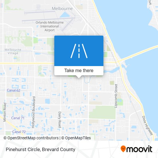 Mapa de Pinehurst Circle