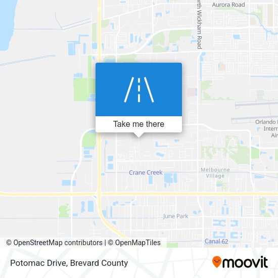 Potomac Drive map
