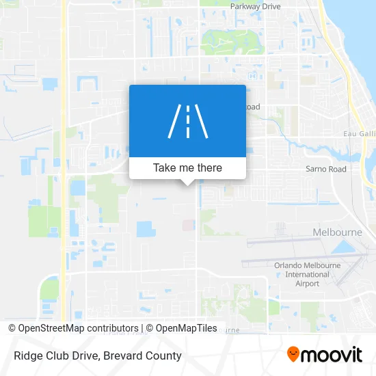 Ridge Club Drive map