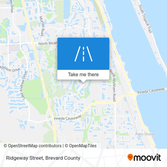 Ridgeway Street map