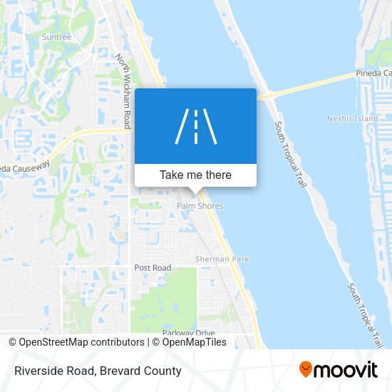 Mapa de Riverside Road