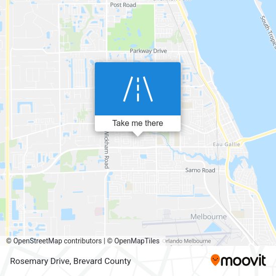 Rosemary Drive map