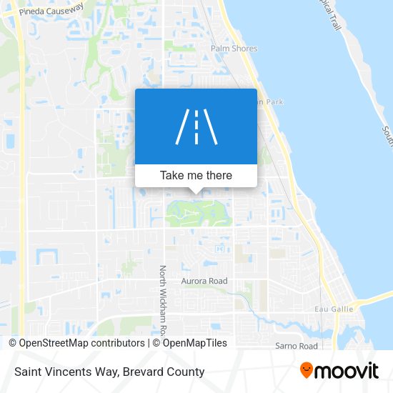 Saint Vincents Way map
