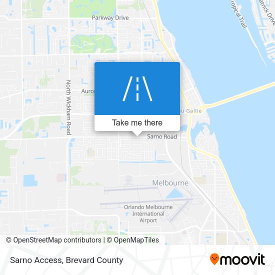 Sarno Access map
