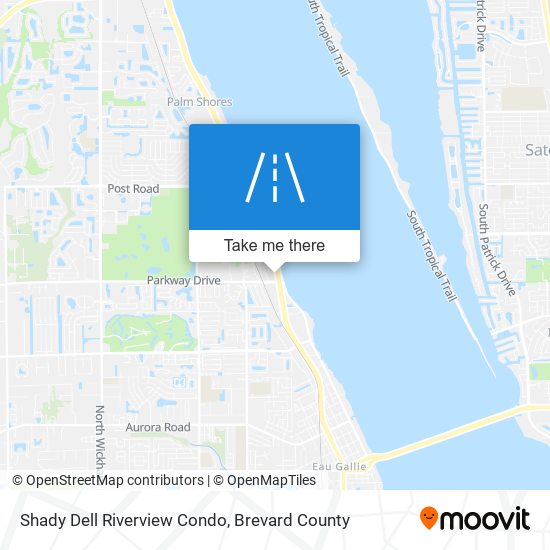 Mapa de Shady Dell Riverview Condo