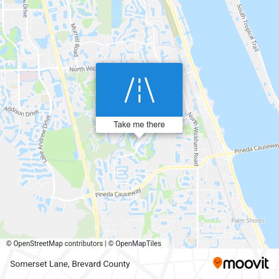 Somerset Lane map